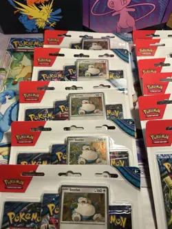 Lot Of 11 - Pokemon Twilight Masquerade SV06 3-Pack Blister (5 Snorlax, 6 Revro) - Image 4