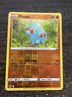 PHANPY REVERSE - POKEMON 091/195 EB12 TEMPETE ARGENTEE NEUF FR - Image 1