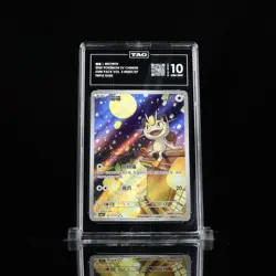 2025 POKEMON SIMPLIFIED CHINESE CBB3 C-GEM PACK VOL 3 #07 MEOWTH TAG 10 - Image 1