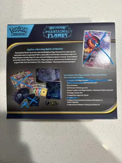 Pokemon Phantasmal Flames ETB - Empty Box w/ Accessories Only - No Packs/Promo - Image 1
