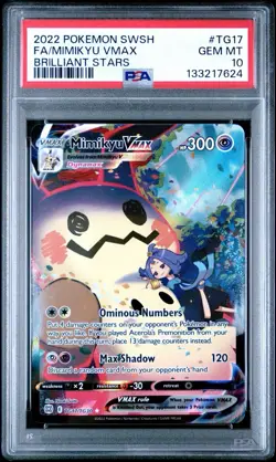 2022 Pokemon Sword And Shield Mimikyu VMax Brilliant Stars FA PSA 10 - Image 1