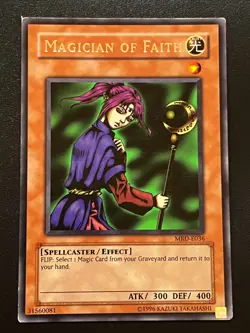 Magician of Faith MRD-E036 Rare Unlimited Light Play+ Yugioh - Image 1