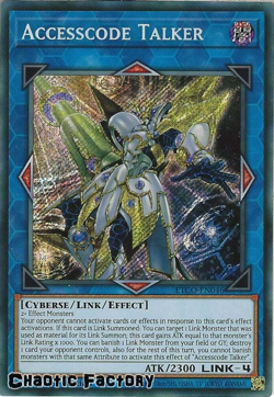 YUGIOH ETCO-EN046 Accesscode Talker Secret Rare 1st Edition NM - Image 1