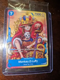 SDCC 2025 IGN Promo Monkey D. Luffy One Piece Trading Card TCG - Image 1