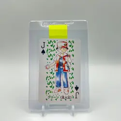 Ash Pokemon Green Deck Playing Card Poker 1996 Rare Nintendo Japanese - Image 1