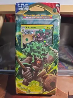 Pokemon Sword and shield Rillaboom theme deck 60-card deck New Sealed! 2020 - Image 1