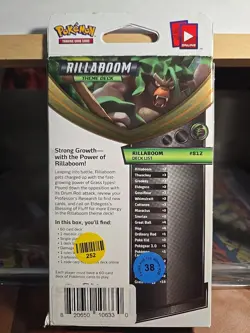 Pokemon Sword and shield Rillaboom theme deck 60-card deck New Sealed! 2020 - Image 2