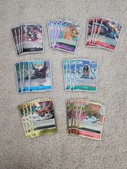 One Piece TCG OP-04 Kingdoms Of Intrigue Playset Near Complete 327 Cards SR & R - Image 1