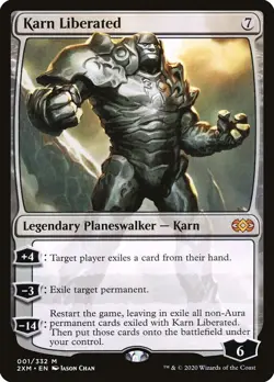 *** Karn Liberated - Double Masters MTG - NM Near Mint *** - Image 1