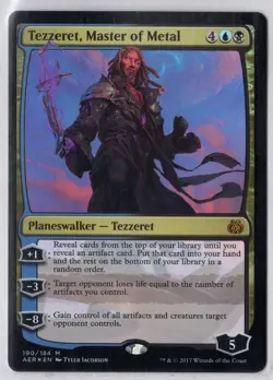 1x Tezzeret, Master of Metal *PDE Foil* - Aether Revolt - Near Mint - Image 1