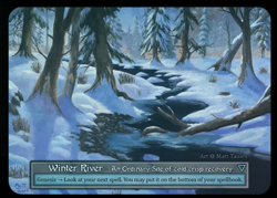 Winter River Foil Sorcery: Contested Realm Alpha Ordinary Promo - Set of 4 - Image 1