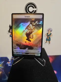 MTG Token Spirit / Spirit Tarkir Dragonstorm 0006 Foil Near Mint - Image 1