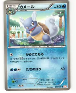 Wartortle Common Pokemon TCG Cold Flare 013/059 (BW6) MP - Image 1