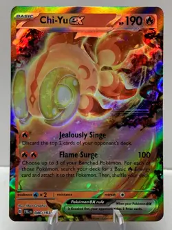 Pokemon Chi-Yu ex 040/193 Paldea Evolved Scarlet & Violet Double Rare - Image 2