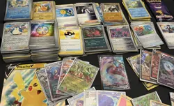 HUGE Pokemon TCG bulk Holo Full Art Rare V Max Bundle Lot Game pieces Mixed Set - Image 3