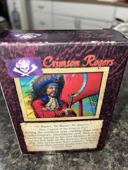 7th Sea TCG “Vintage” No Quarter 65 Cards and Rule Book Crimson Rogers - Image 2
