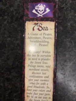 7th Sea TCG “Vintage” No Quarter 65 Cards and Rule Book Crimson Rogers - Image 3