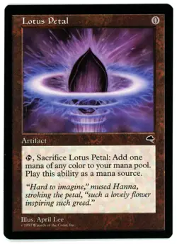 LOTUS PETAL [TMP - TEMPEST] - MTG VINTAGE CARD [NEAR MINT] - Image 1