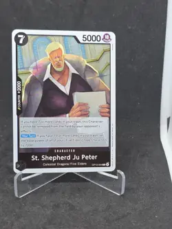 St. Shepherd Ju Peter OP13-084 Rare ONE PIEC Card Carrying On His Will - Image 1