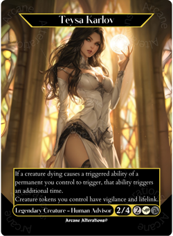 Teysa Karlov - Full Art Altered Art Custom Proxy Cards - Image 1