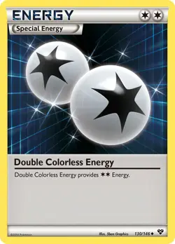 Double Colorless Energy 130/146 XY Pokemon Card NM - Image 1