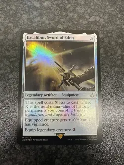MTG: Excalibur, Sword of Eden ⭐ FOIL Rare ⭐ Assassin's Creed [ACR] #72 NM - Image 1