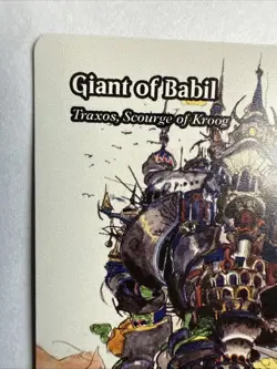 MTG Giant of Babil #0020 Showcase Rare FINAL FANTASY: Through the Ages (FCA) - Image 2