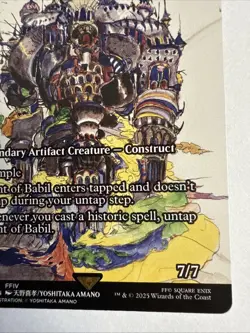 MTG Giant of Babil #0020 Showcase Rare FINAL FANTASY: Through the Ages (FCA) - Image 4