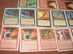 MTG 13x Chronicles 4th edition Giant Growth MP magic card lot - Image 4