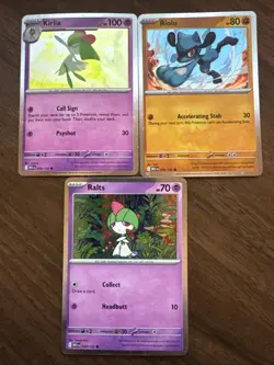 Pokemon Mega Evolutiona 2025 Fall Collector Chest Cosmos Foil Ralts Kirlia Riolu - Image 1