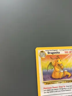Pokemon TCG WOTC 1999 Fossil Set: Dragonite 4/62 Holo Rare Card - LP/NM - Image 2