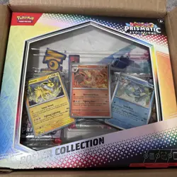 NEW Pokemon TCG Scarlet & Violet Prismatic Evolutions Poster Collection Box X6 - Image 2