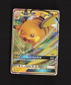 Raichu GX SM213 Black Star Promo Holo Pokemon Card - Image 2