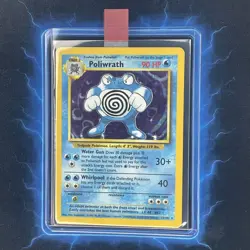 ⭐Pokemon Base Set Poliwrath 13/102 Holo Rare Pokemon Base Set Pokemon Card ⭐ - Image 1
