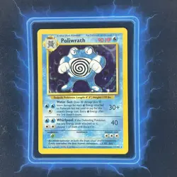 ⭐Pokemon Base Set Poliwrath 13/102 Holo Rare Pokemon Base Set Pokemon Card ⭐ - Image 2
