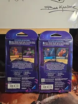 2x Disney Lorcana Ursula's Return Starter Decks, new Sealed W/ 135 Single Cards - Image 2