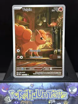 Pokemon Card Vulpix 138/132 Illustration Rare Mega Evolution Near Mint - Image 1