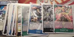 One Piece Card Game 36 Cards Lot Mystery Pack Pre-Release/1st Anniversary Stamp - Image 1