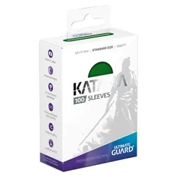 ULTIMATE GUARD KATANA STANDARD 100 Ct Green Card Sleeves - Image 1