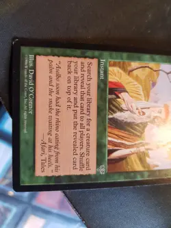 Worldly Tutor Mirage NM MTG - Image 3