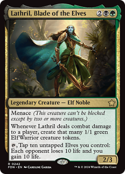 Magic MTG - Lathril, lame des elfes - MINT/NMINT - FR - Image 1