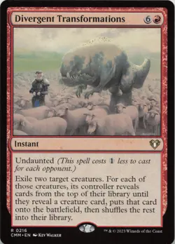 Divergent Transformations R Commander Masters 216 LP MTG - Image 1