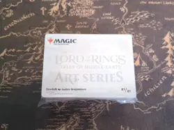 Art Card COMPLETE Set 81 Magic the Gathering Lord of the Rings MTG Middle-Earth - Image 3