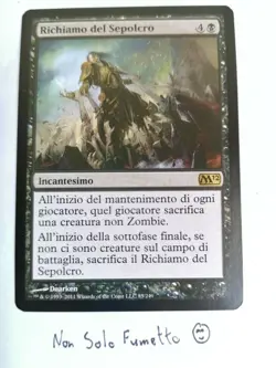 MTG - CALL TO THE GRAVE - M12 - RICHIAMO DEL SEPOLCRO - NEAR MINT - ITALIANO - Image 1