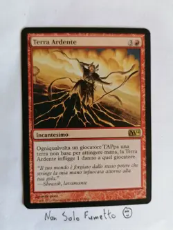 MTG - BURNING HEARTH - M14 - TERRA ARDENTE - NEAR MINT - ITALIANO - Image 1