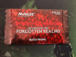 MTG 1X Avventure nei Forgotten Realms Busta Promo - Adventures in the Promo Pack - Image 1