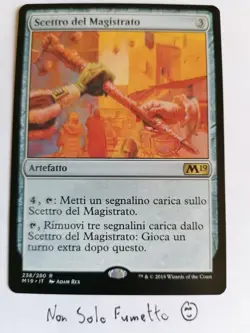 MTG - MAGISTRATE'S SCEPTER - M15 - SCETTRO DEL MAGISTRATO -NEAR MINT - ITALIANO - Image 1