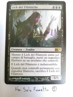 MTG - PHYLACTERY LICH - M11 - LICH DEL FILATTERIO - NEAR MINT - ITALIANO - Image 1