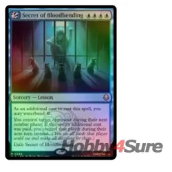 Foil Secret Of Bloodbending M/NM Magic MTG Avatar: The Last Airbender - Image 1