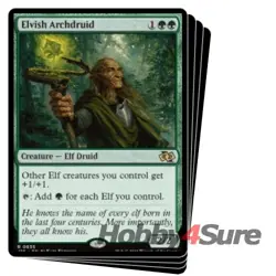 Elvish Archdruid X4 M/NM Magic: The Gathering MTG Foundations Jumpstart - Image 1